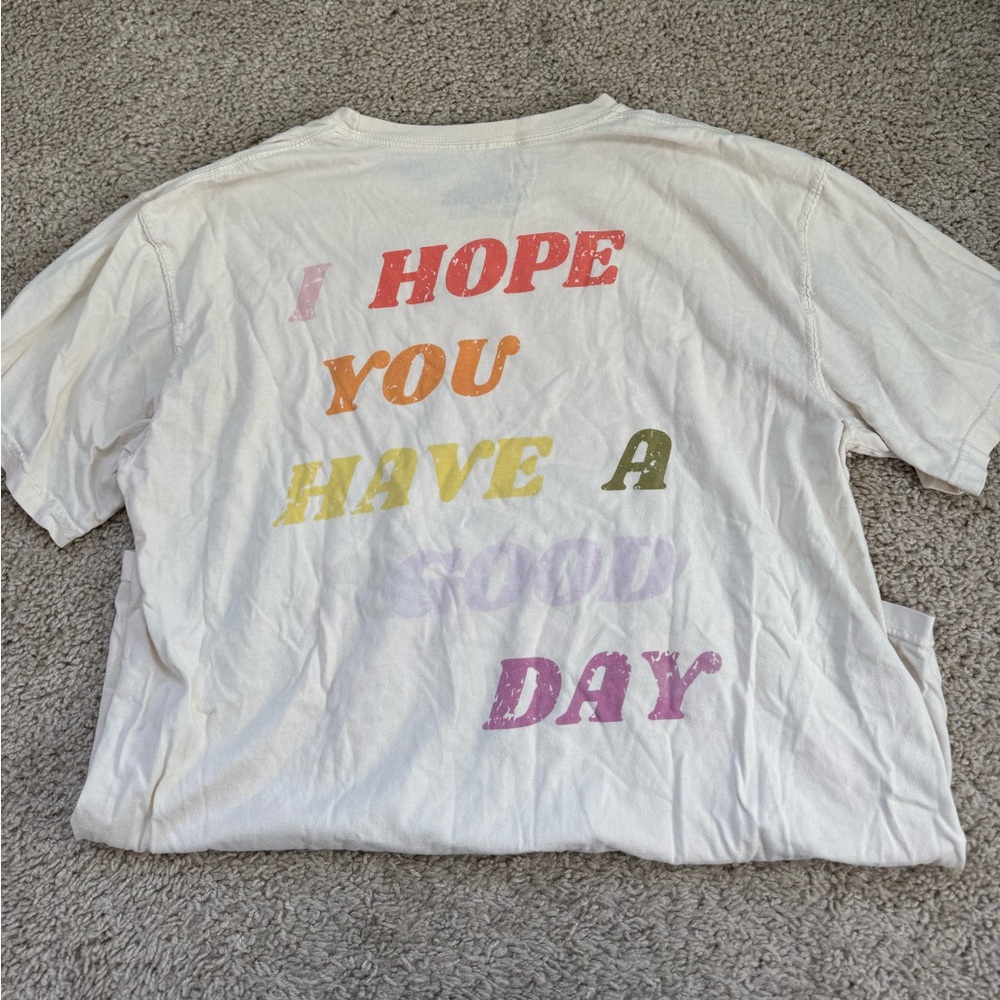 Lively Cream Cotton Tee